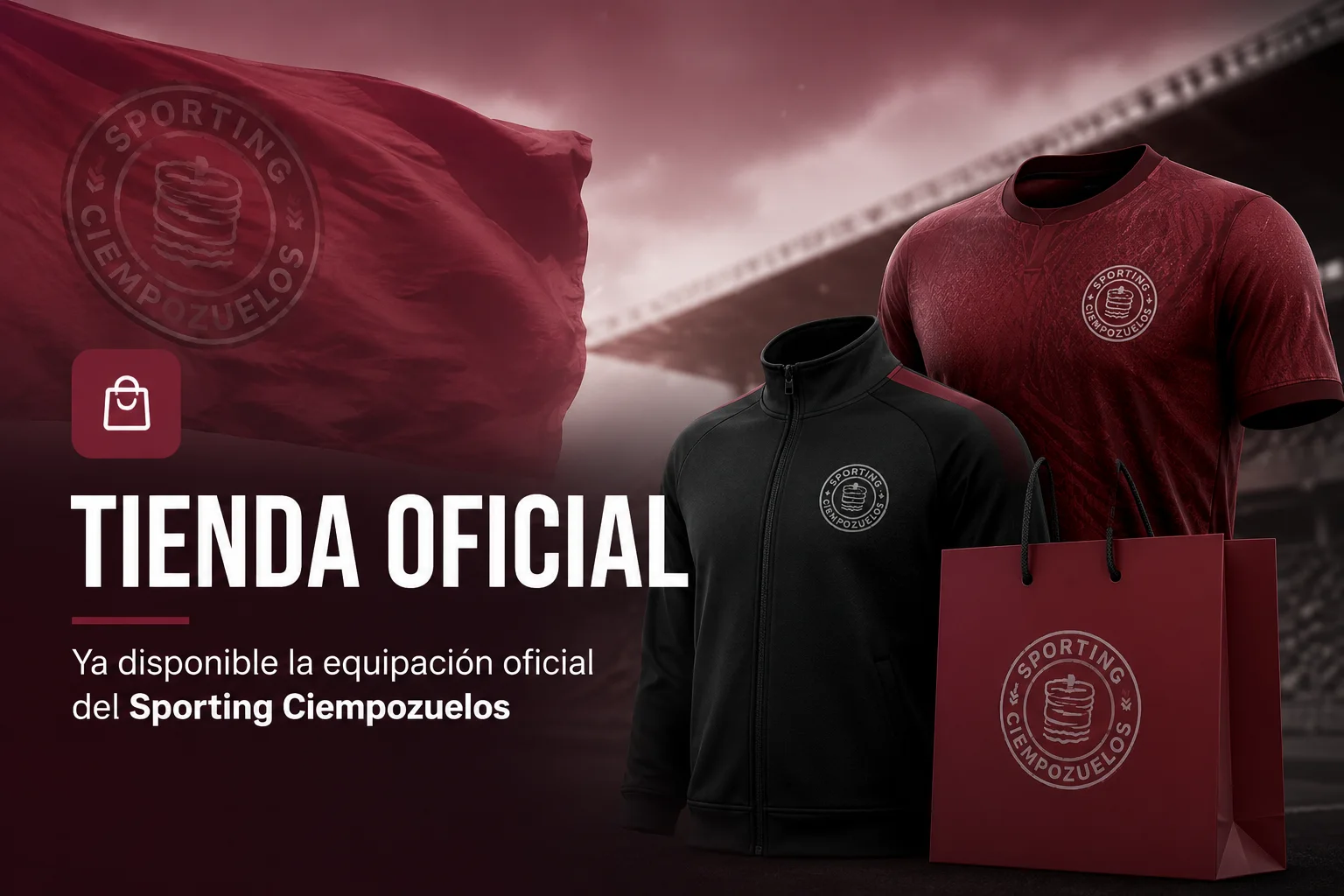 Ya está abierta la tienda oficial del Sporting Ciempozuelos